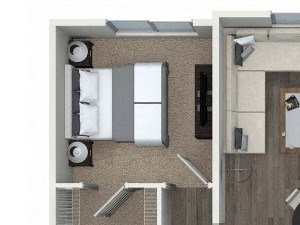 B2D Floor Plan B2D Floor Plan at Bell South Bay, Inglewood
